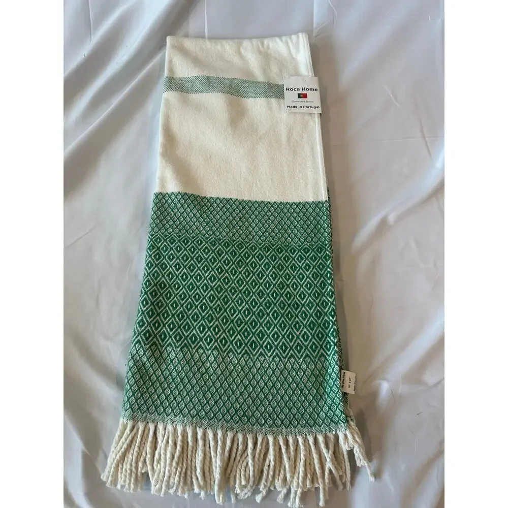 Roca home throw made in Portugal 50” x 67”